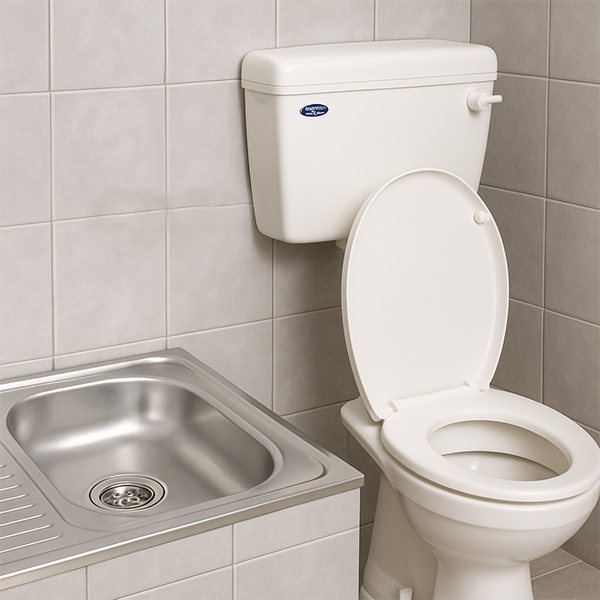 + Cistern, Seat Cover & Sink__24